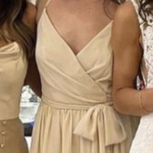 Hannah Chiffon Faux Wrap Dress